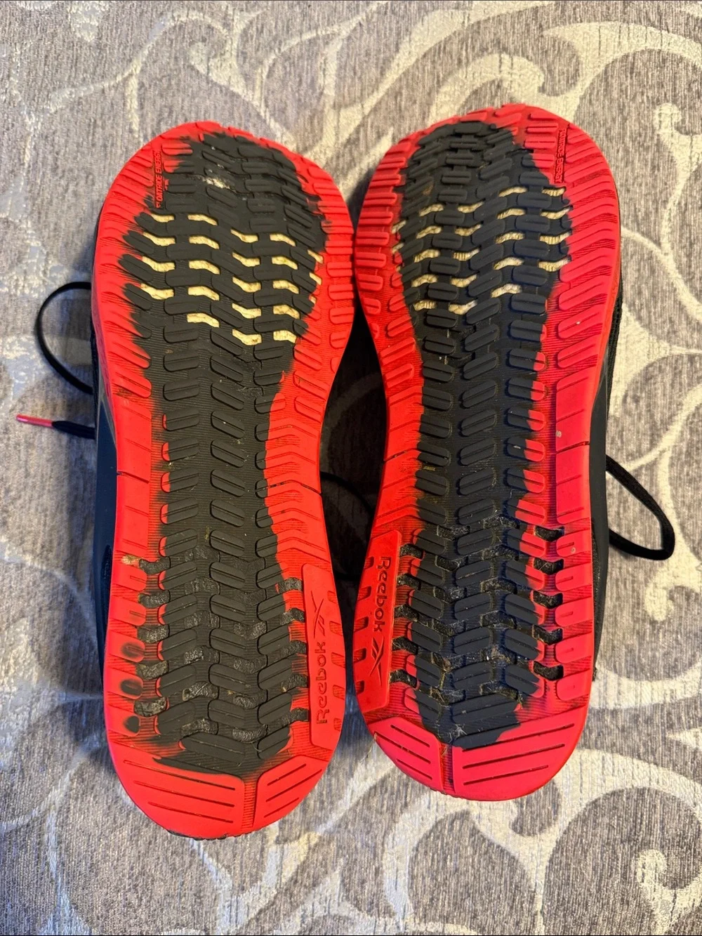Men's Reebok Nano Froning X2 Black and Red Performance Cross-Training Shoes